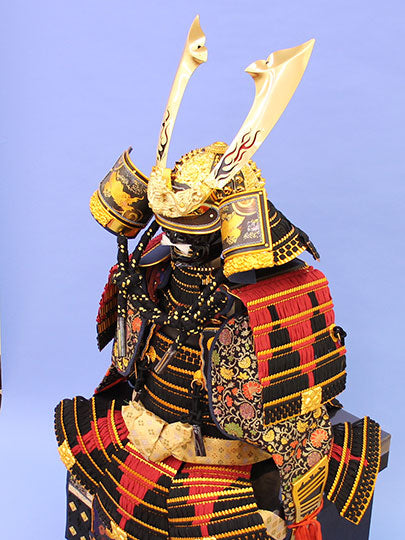 Armure simple de poupée May, hauteur 125 cm, armure fabriquée par Ryugyoku pour enfants