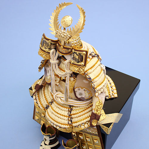 五月人形鎧飾り 幅 60cm 高さ 50cm 皇宸 百花王家康鎧鎧 金ぼかし連山
