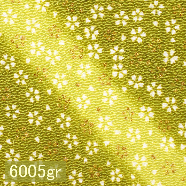 柄縮緬 6005gr 緑系