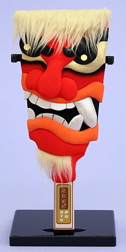 お土産羽子板　なまはげ　赤