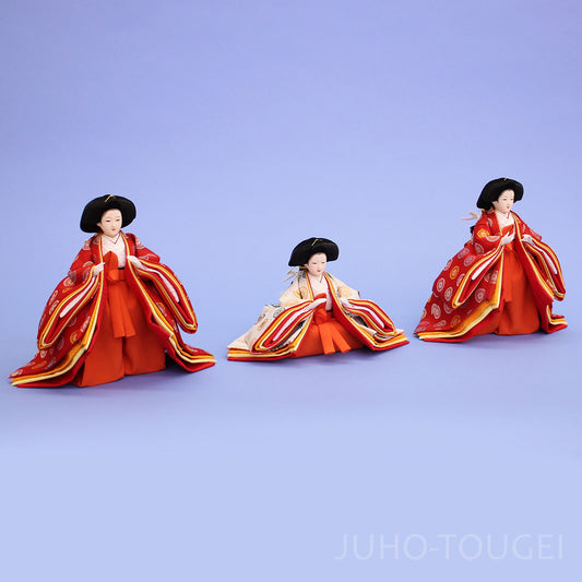雛人形単品三人官女5 三五サイズ341-04　イメージ