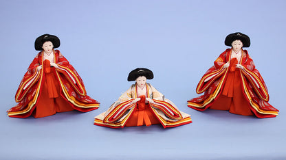 雛人形単品三人官女5 三五サイズ341-04