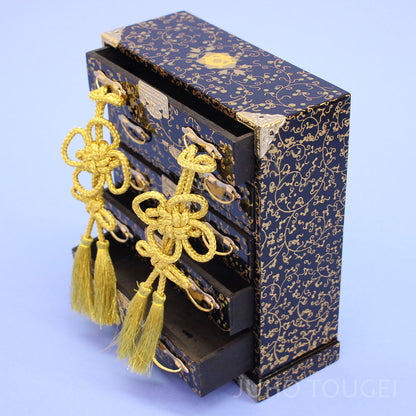 40号唐草9品セット　箪笥　オープン