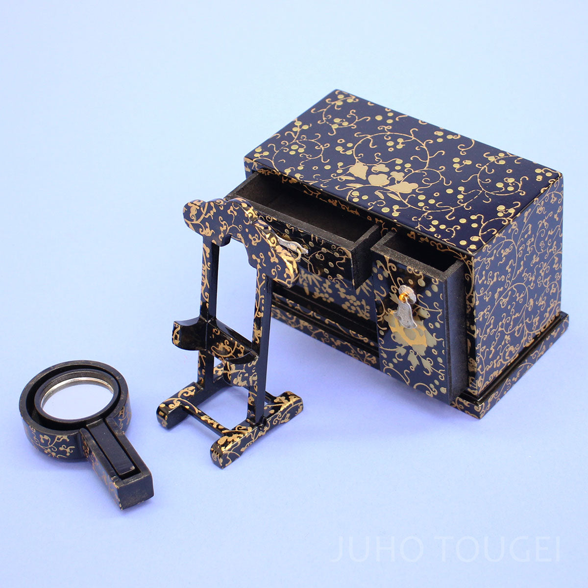 40号唐草9品セット　鏡台　オープン