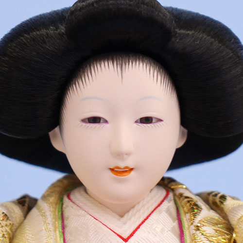 雛人形単品三人官女3 三寸サイズ312382　顔眉無し
