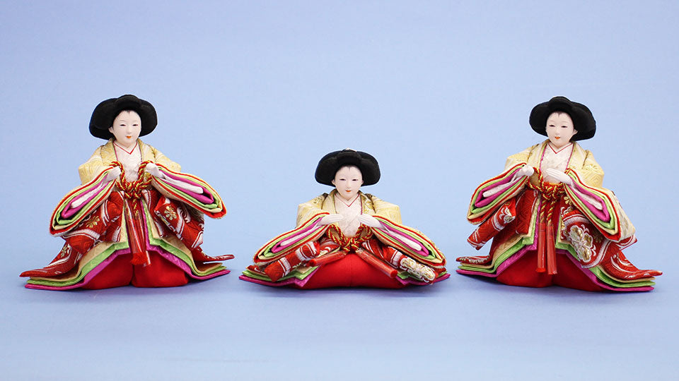 雛人形単品三人官女3 三寸サイズ312382