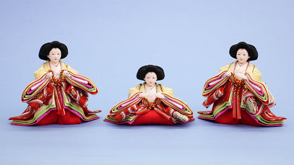雛人形単品三人官女3 三寸サイズ312382