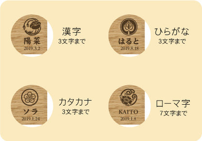 名前札 COLO(コロ)　花小紋