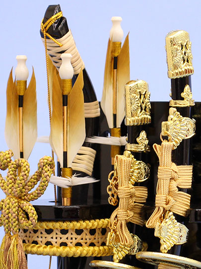 破魔弓出し飾り 夢　ズーム