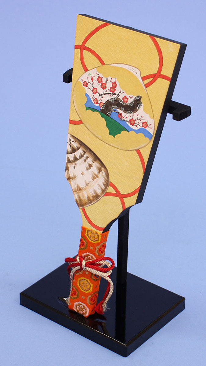 天然岩絵の具手彩色羽子板　右から