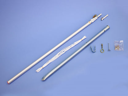 鯉のぼり用ダブルロック式1.5m鯉のぼりセット用ポール　内容