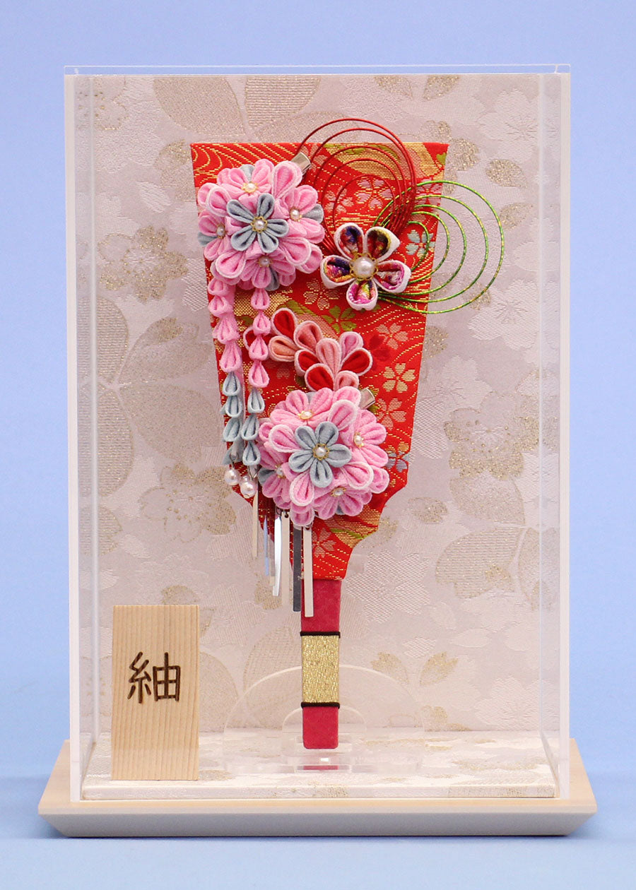 JUHO-TOUGEI つまみ髪飾り羽子板ケース