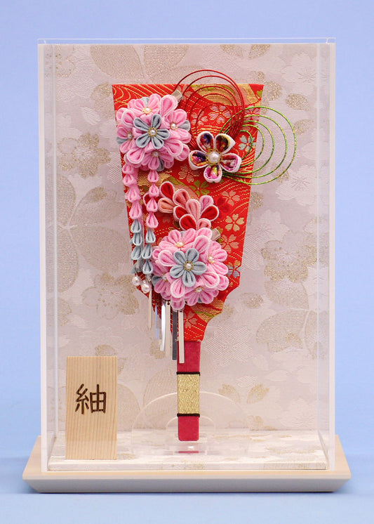 JUHO-TOUGEI つまみ髪飾り羽子板ケース