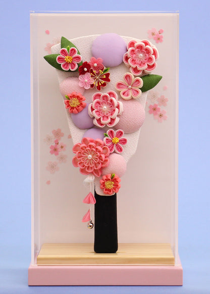 9号花づくしピンク　薄型ケース