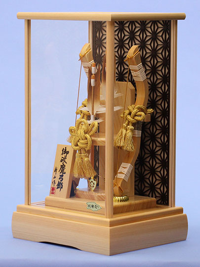 破魔弓ケース飾り 13号 慶寿　横から