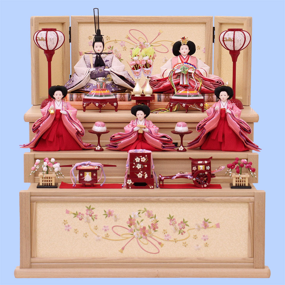 収納タイプの雛人形セットの販売 – 寿鳳人形の東芸