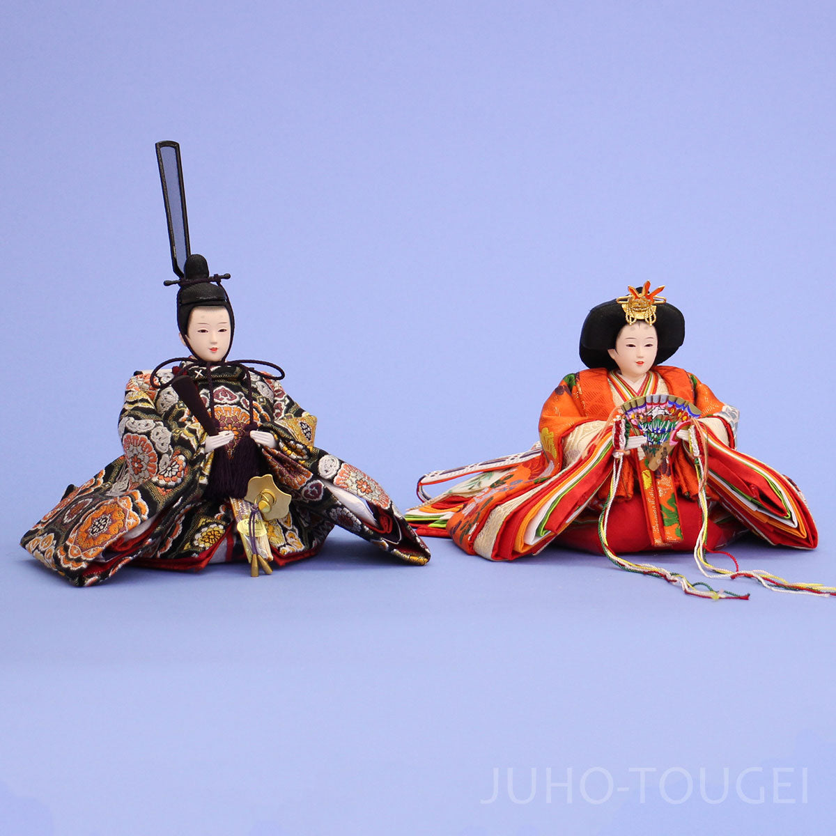 雛人形単品 親王5 京十二番 921-11 TKM極上正絹