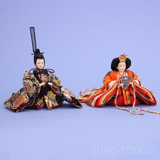 雛人形単品 親王5 京十二番 921-11 TKM極上正絹