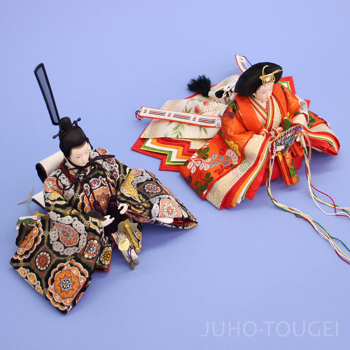 雛人形単品 親王5 京十二番 921-11 TKM極上正絹 上から