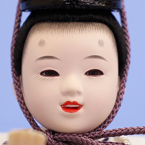 雛人形単品 親王2 まめびな #01　殿顔