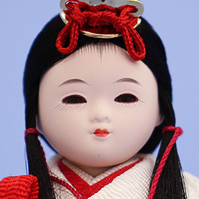 雛人形単品三人官女1 まめびな　お顔