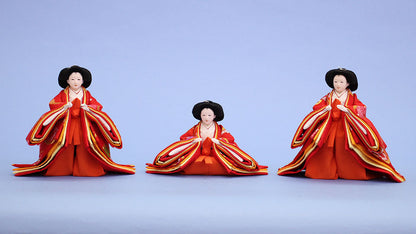 雛人形単品三人官女4 芥子サイズ322302