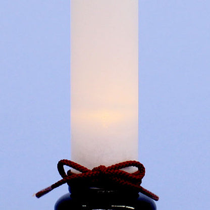 Lanterne LED sans fil 21 cm motif Unryu (en boise)