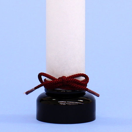 Lanterne LED sans fil 21 cm motif Unryu (en boise)