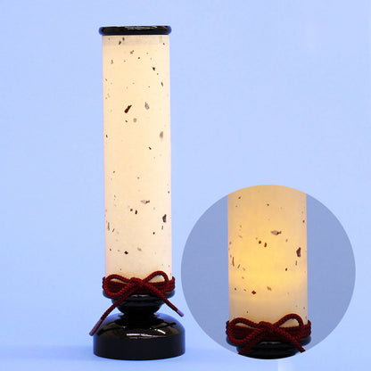 LED 无线灯笼，24厘米，黄色（木质）