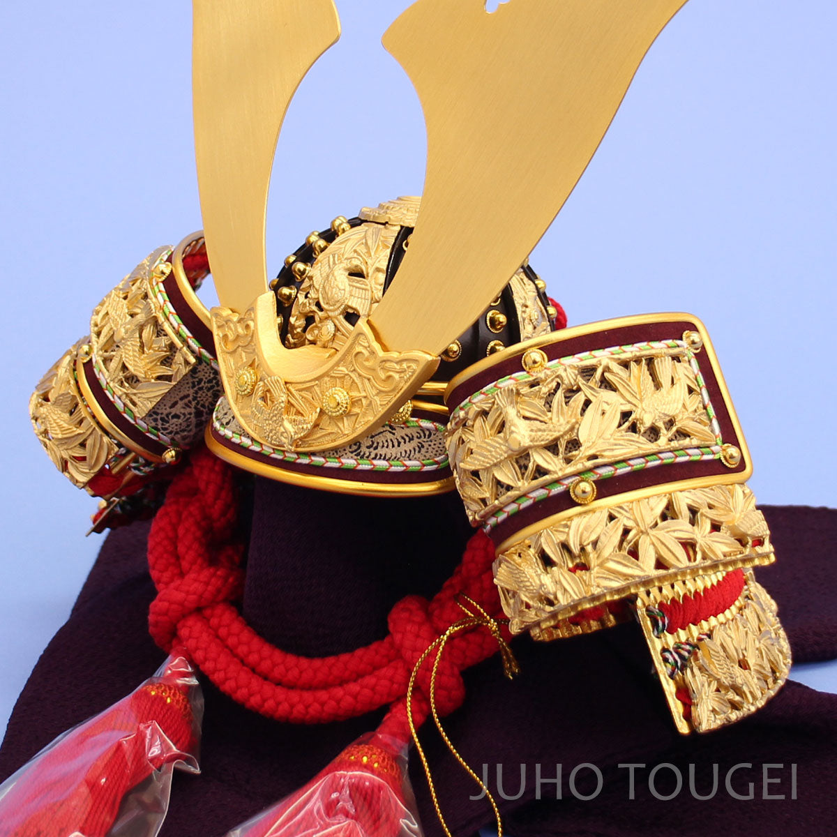 ９号竹雀兜　ズーム