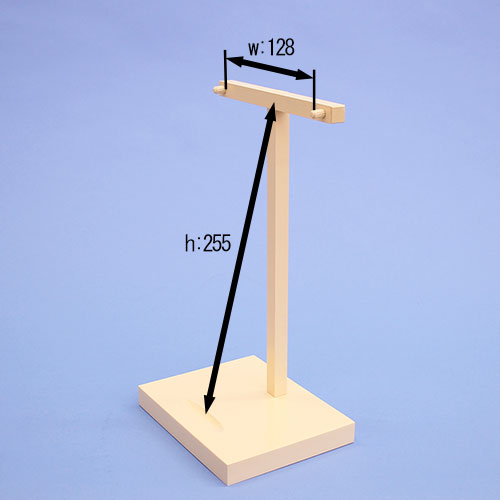 Hagoita stand No. 10, ivory