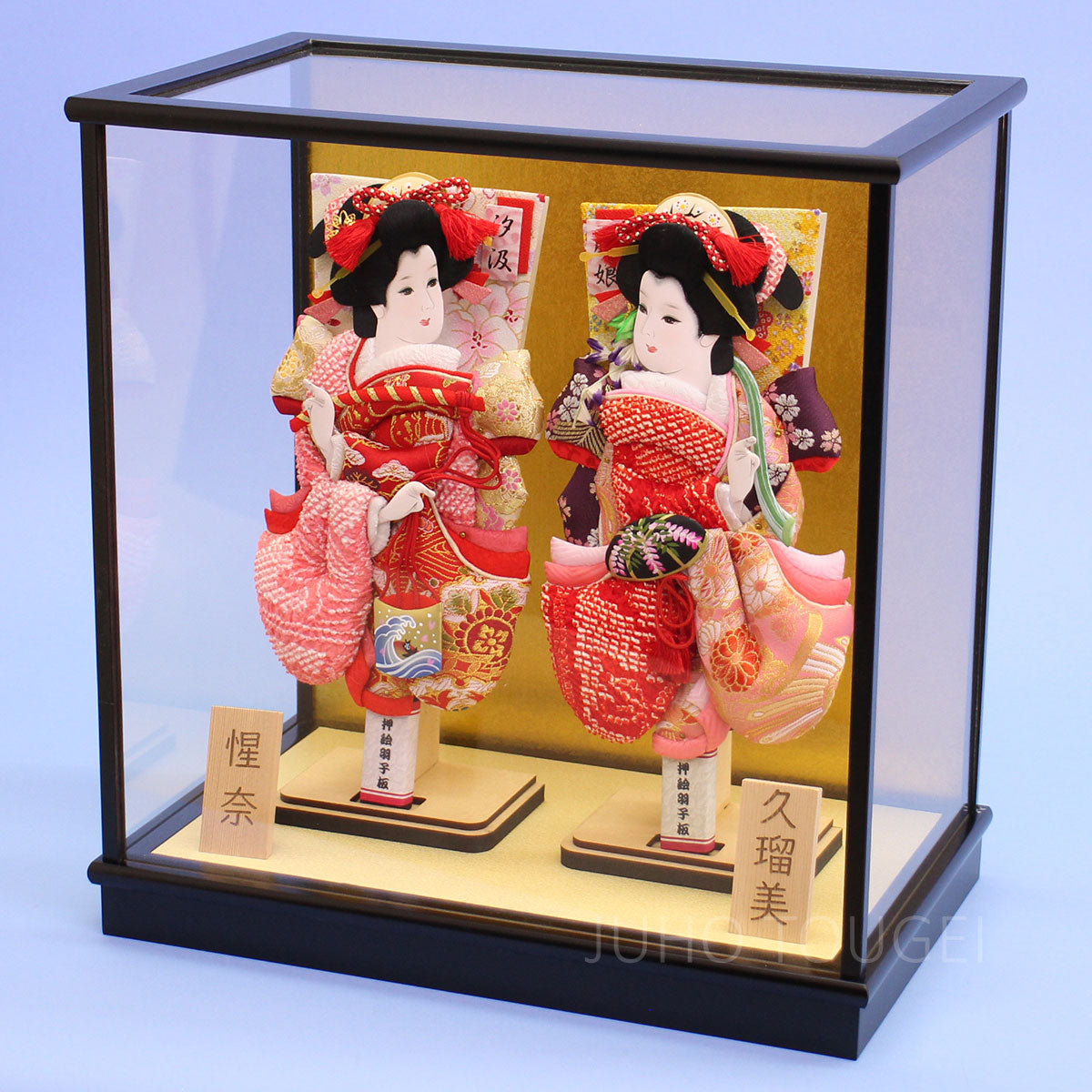 10号華舞ペアケース飾り　横から