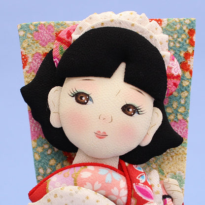 押絵羽子板  昭和レトロモダン メイド お顔