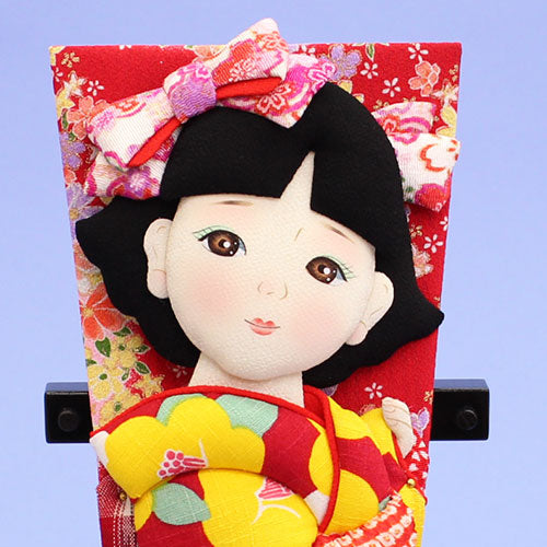 押絵羽子板 昭和レトロモダン右向き お顔