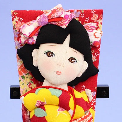 押絵羽子板 昭和レトロモダン右向き お顔