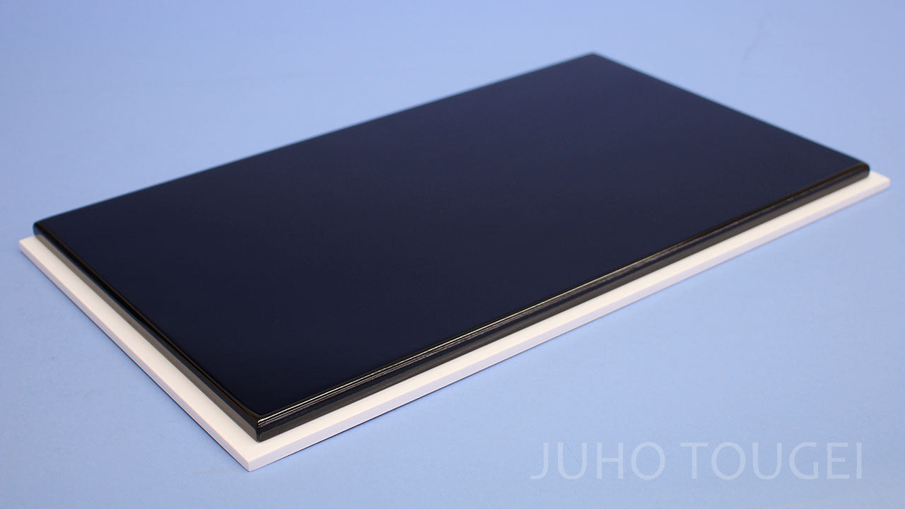 白黒台　40cm　斜めから