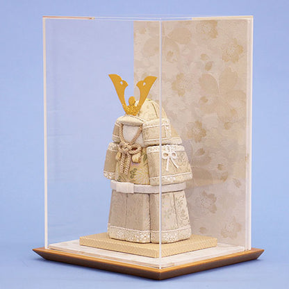 Kimekomi Yoroi with display case #7483 BLANCO Shiro-zakura