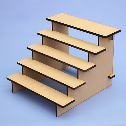 雛段 5段 幅0.33m コンパクトなお雛様用木製段