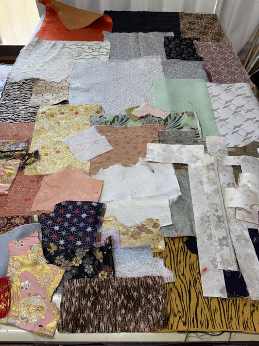 特价锦缎布料碎片・数量限定・C型