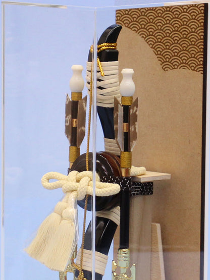 破魔弓ケース飾り アクリル月光ミニ　ズーム