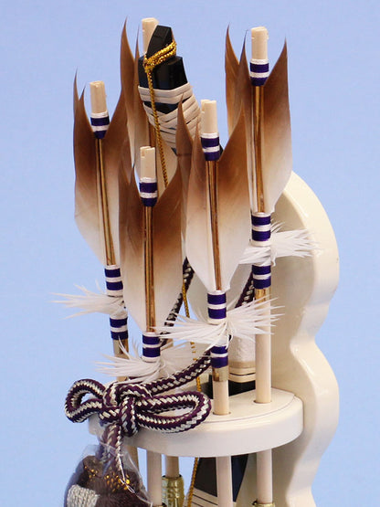 破魔弓出し飾り 6号 霞　ズーム