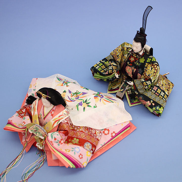 雛人形単品 親王9九番金襴親王　ズーム