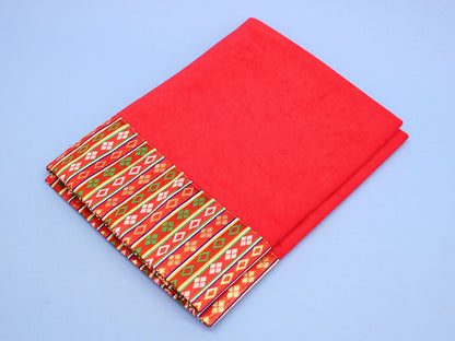 雛人形用毛氈ナイロン薄手 赤