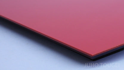 朱塗り台皿型　ズーム