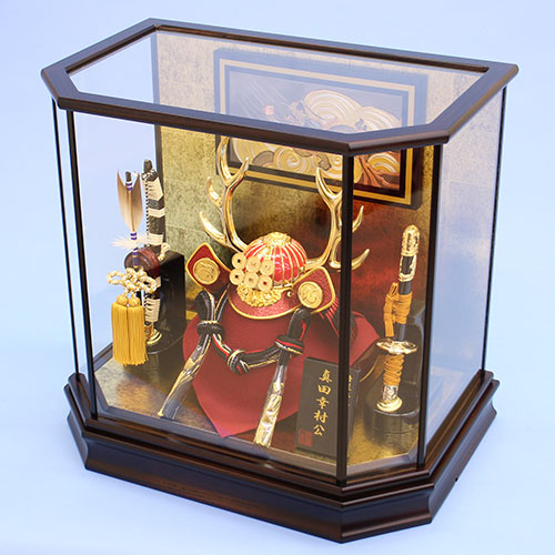 May Doll kabuto Case Decoration Height 41cm Yukimura Sanada kabuto kabuto