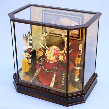 May Doll kabuto Case Decoration Height 41cm Yukimura Sanada kabuto kabuto