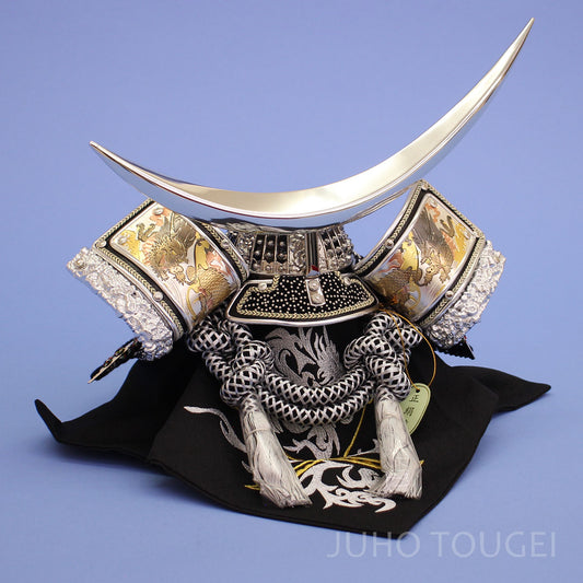 12号銀小札伊達兜　イメージ