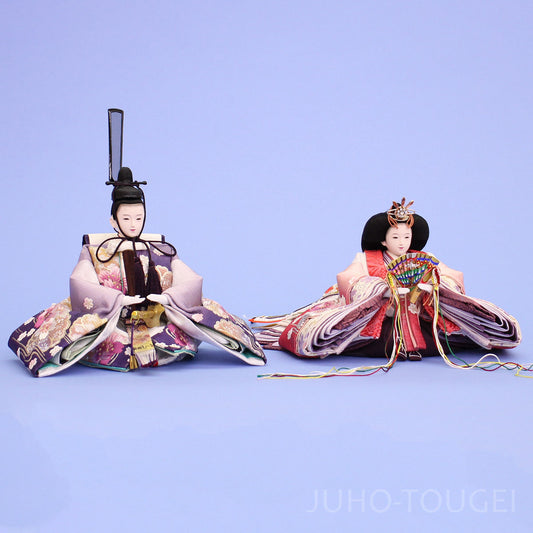 雛人形単品 親王6 京十一番友禅金彩刺繍９２４２４　イメージ