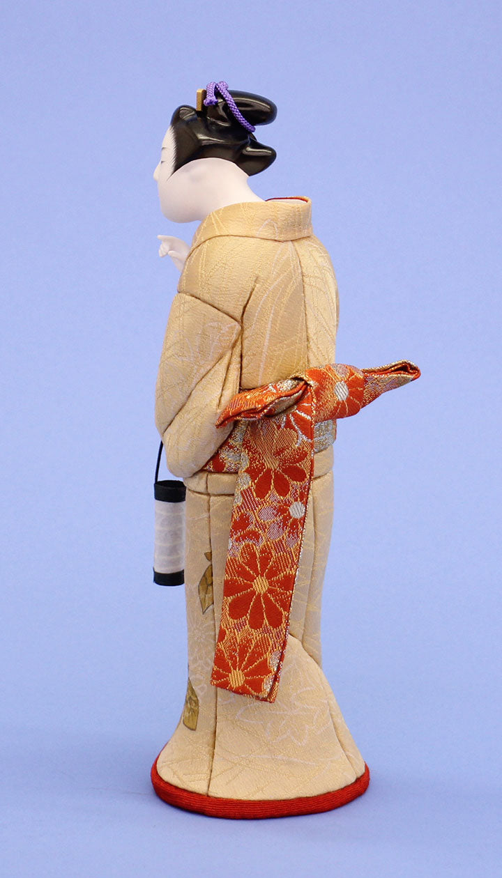 木目込み人形 No498  おぼろ月夜　後ろから