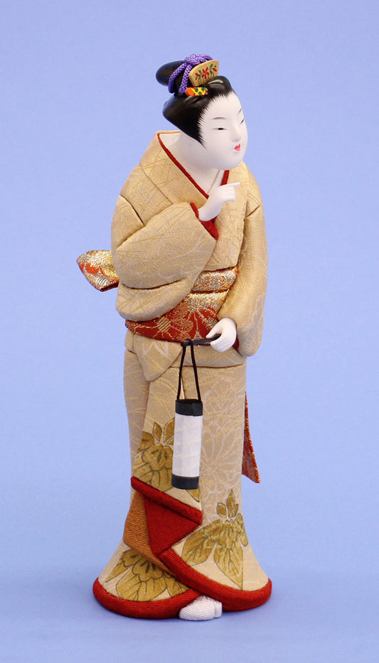 木目込み人形 No498  おぼろ月夜 横から